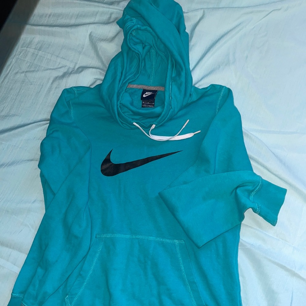 Turquoise blue Nike hoodie